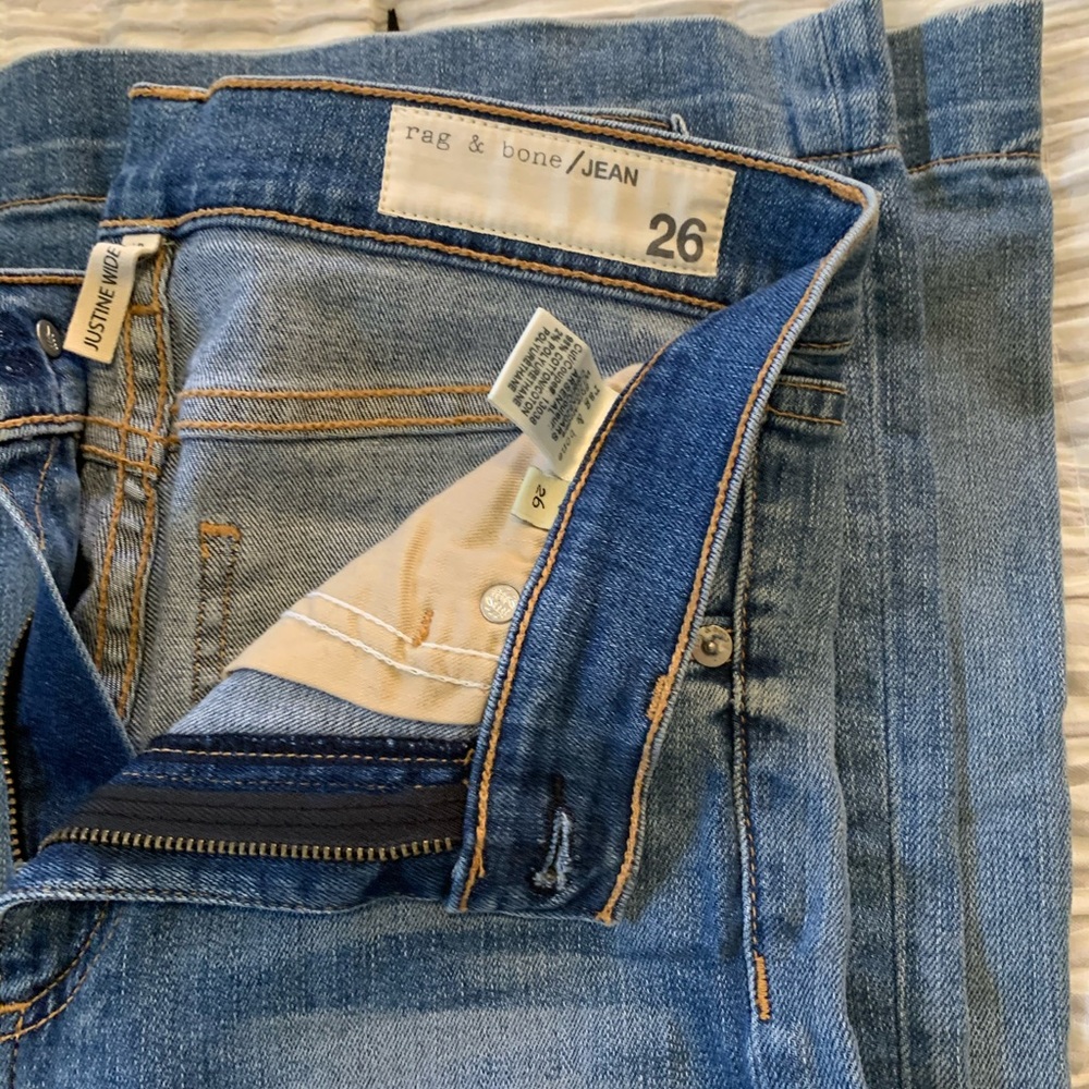 Rag & Bone Justine wide leg jeans